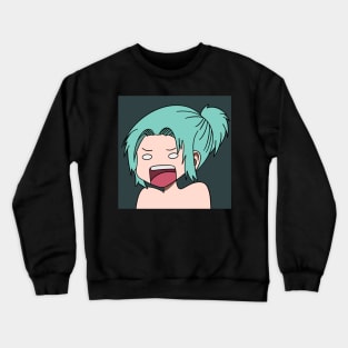 Anime Girl Shocked Crewneck Sweatshirt